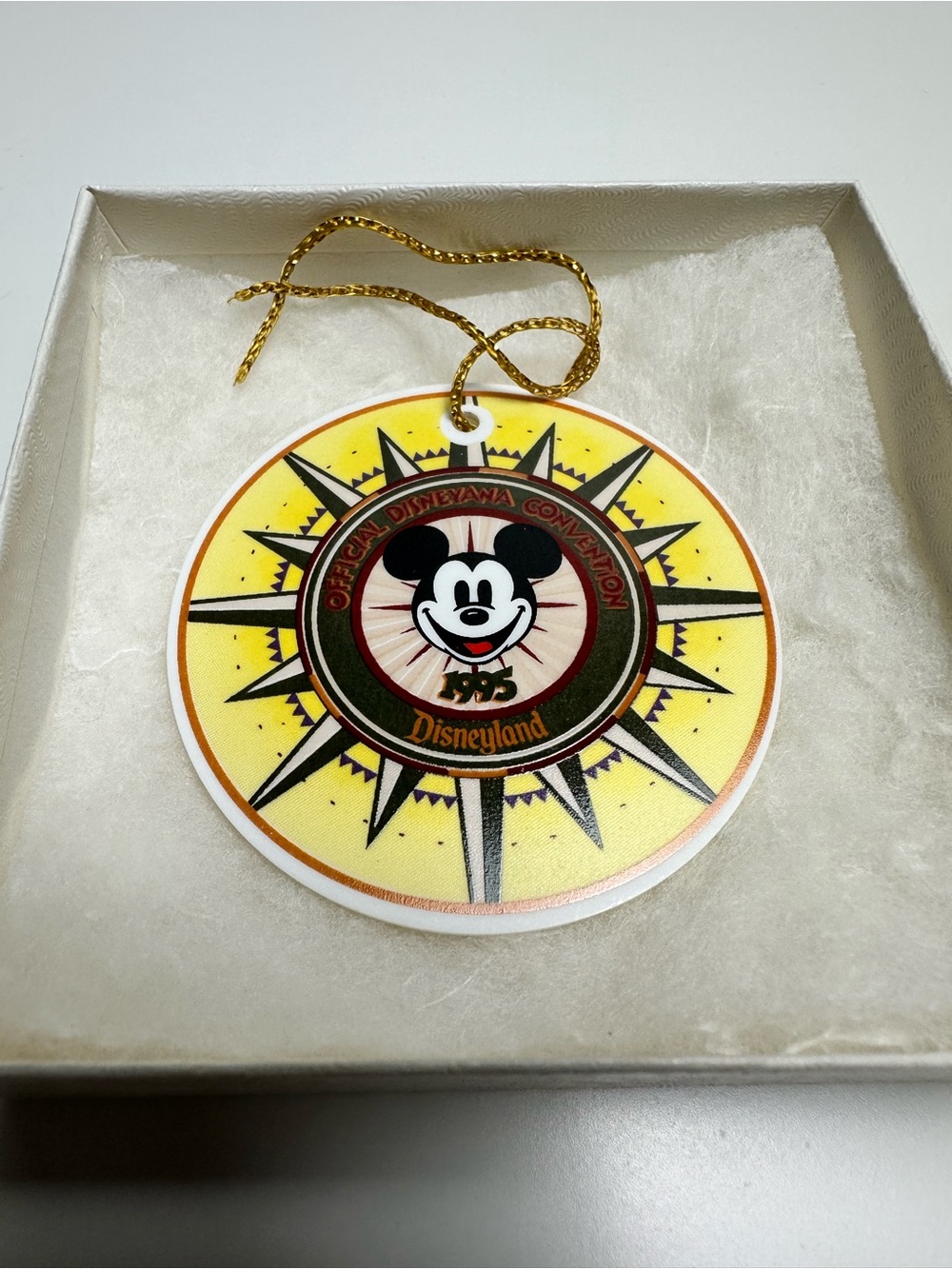 Official Disney Convention Disneyland 1995 Ornament Featuring Mickey Mouse
